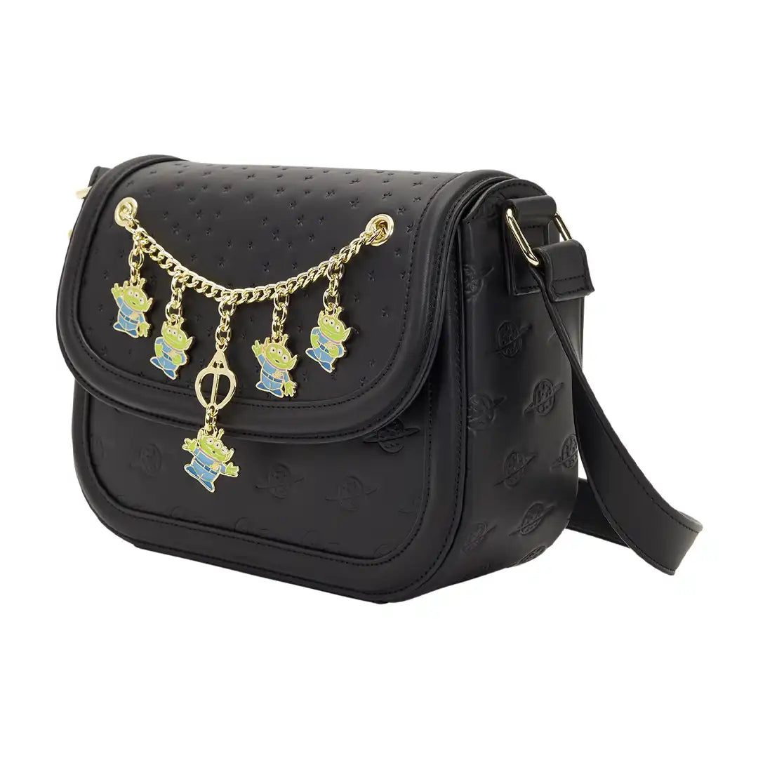 Loungefly Disney Pixar Toy Story 5 Aliens Charm Crossbody Bag