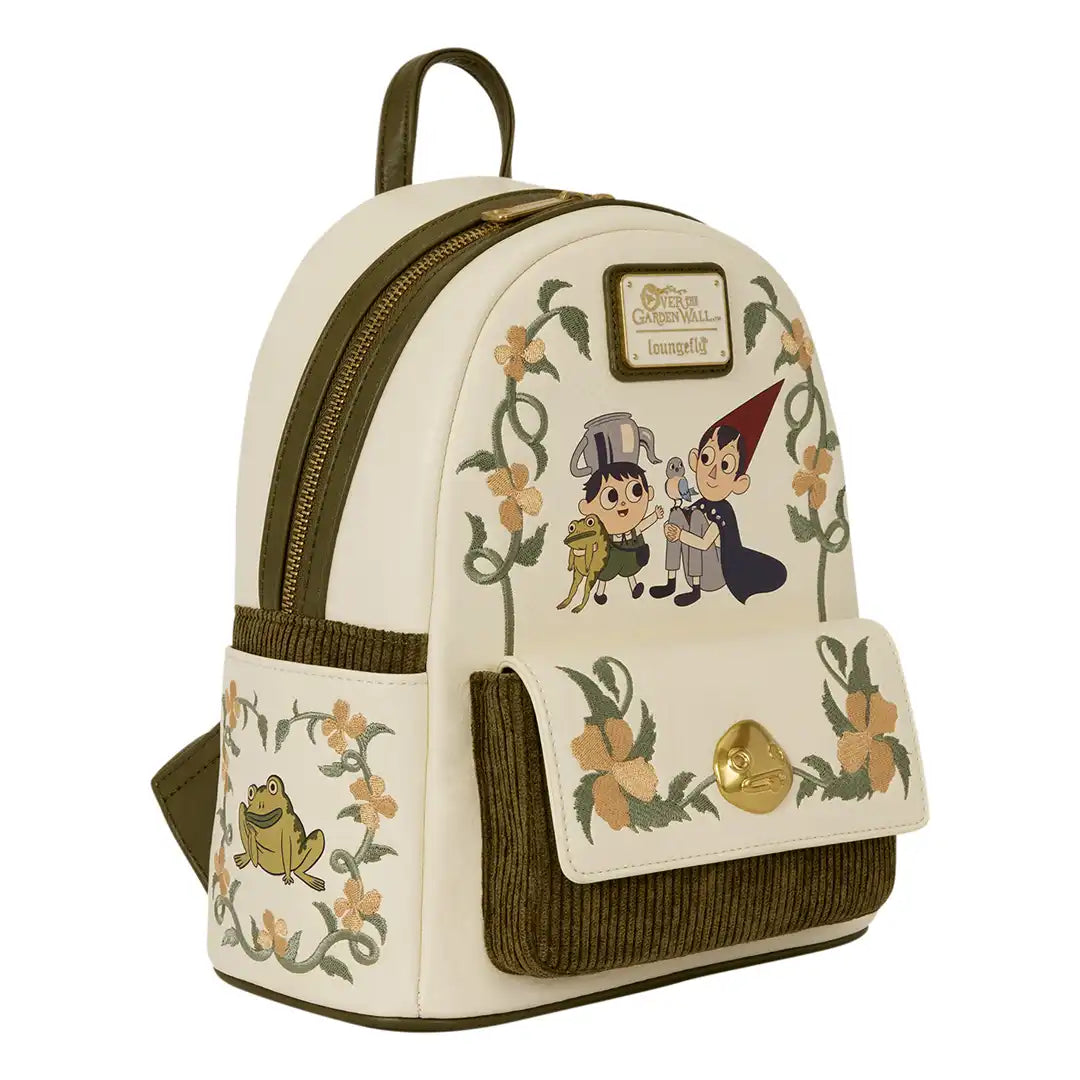 Loungefly Cartoon Network Over the Garden Wall Pottsfield Embroidered Mini Backpack