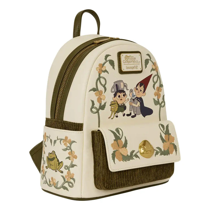 Loungefly Cartoon Network Over the Garden Wall Pottsfield Embroidered Mini Backpack