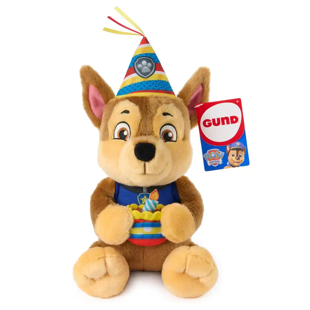 GUND Paw Patrol Birthday Chase 9.5" Plush Toy