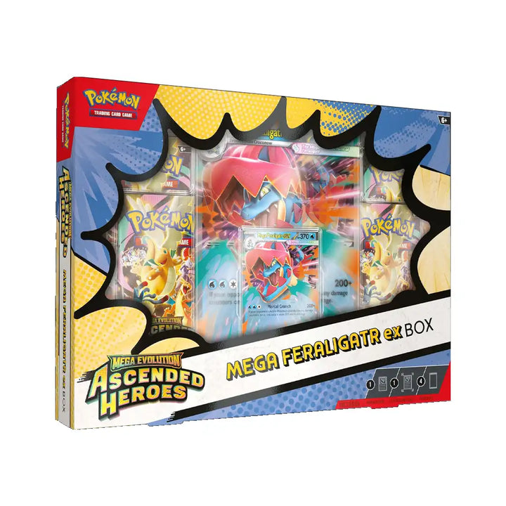 Pokémon TCG: Mega Evolution—Ascended Heroes Mega Meganium/Emboar/Feraligatr ex Box