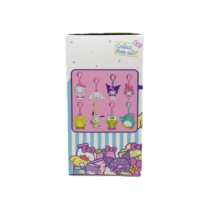 Hello Kitty Snack Flocked Keychain Blind Box