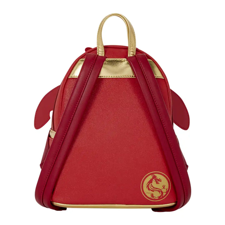 Loungefly Disney Mulan Mushu Glitter Cosplay Mini Backpack