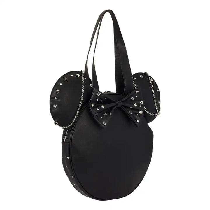 Loungefly Disney Minnie Mouse Studs &amp; Chains Oversized Tote Bag