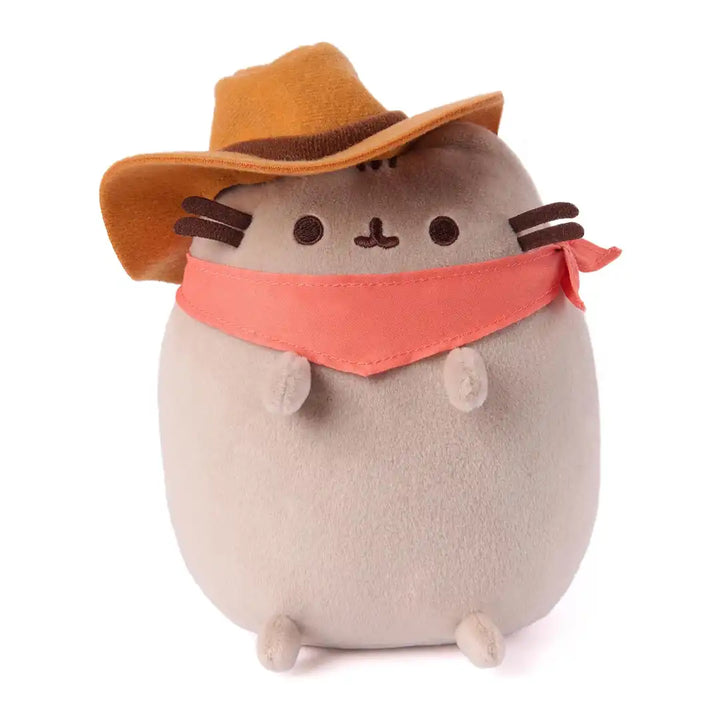 GUND Pusheen Cowboy Squisheen 6-Inch Squishy Plush Toy