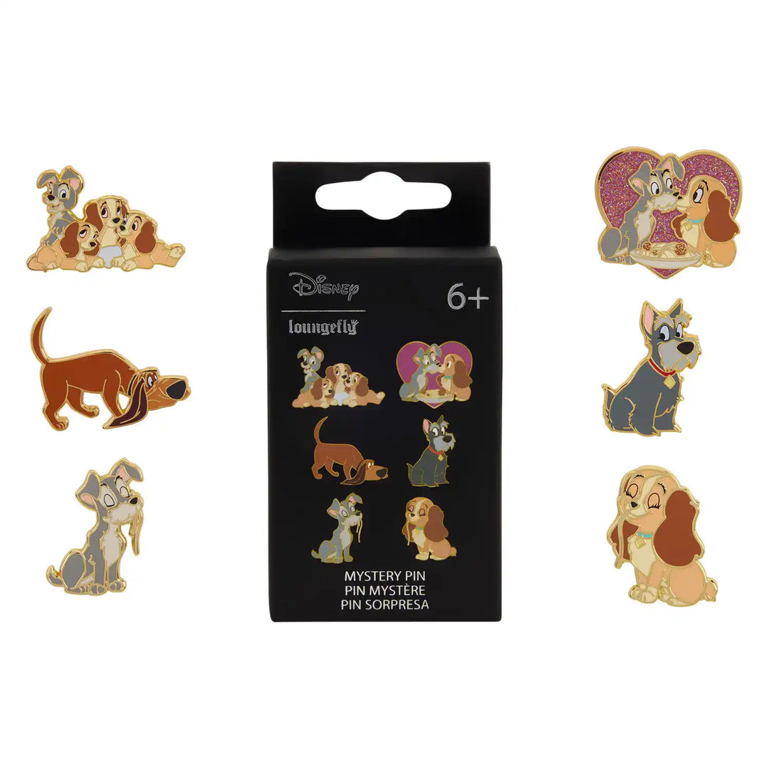 Loungefly Disney Lady and the Tramp Mystery Box Pin