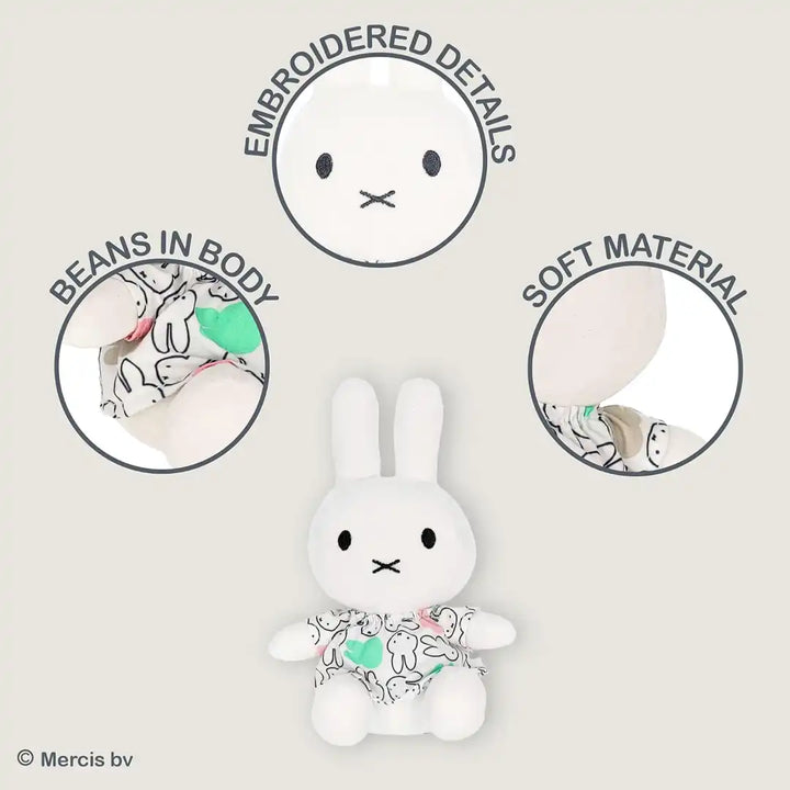 Kids Preferred Miffy 8" Plush With Miffy Head Logo dress