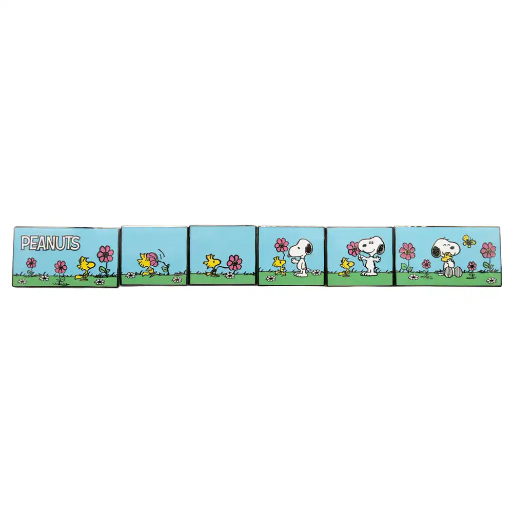 Whatever Makes You Happy Peanuts Sherbert Spring Mystery Box Comic Strip Puzzle Enamel Pins
