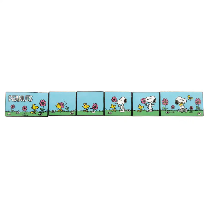 Whatever Makes You Happy Peanuts Sherbert Spring Mystery Box Comic Strip Puzzle Enamel Pins