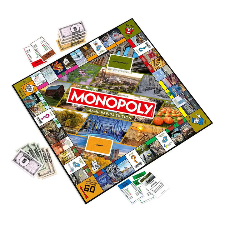 Hasbro Monopoly Grand Rapids, MI Edition