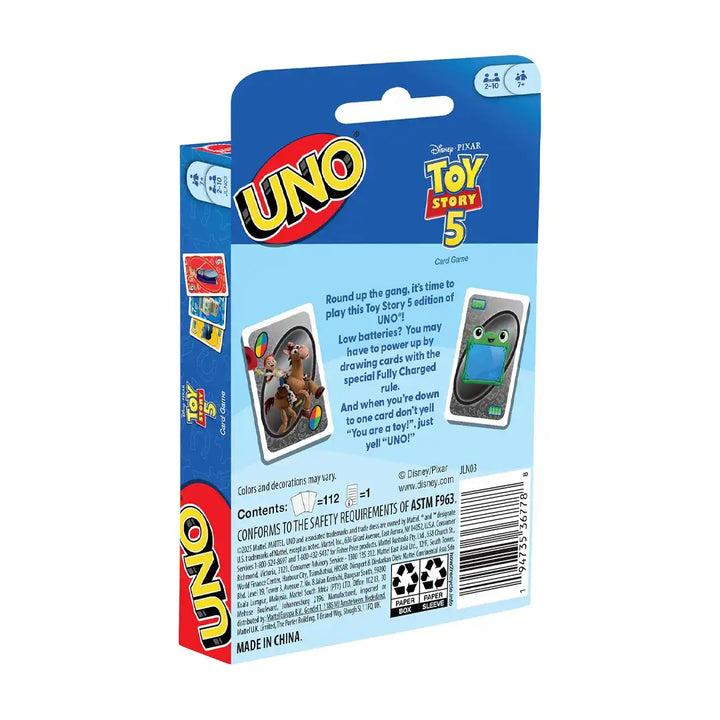 Mattel UNO: Toy Story 5