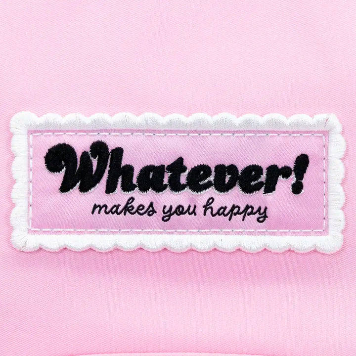 Whatever Makes You Happy Pink Emotional Support Trinket Bag