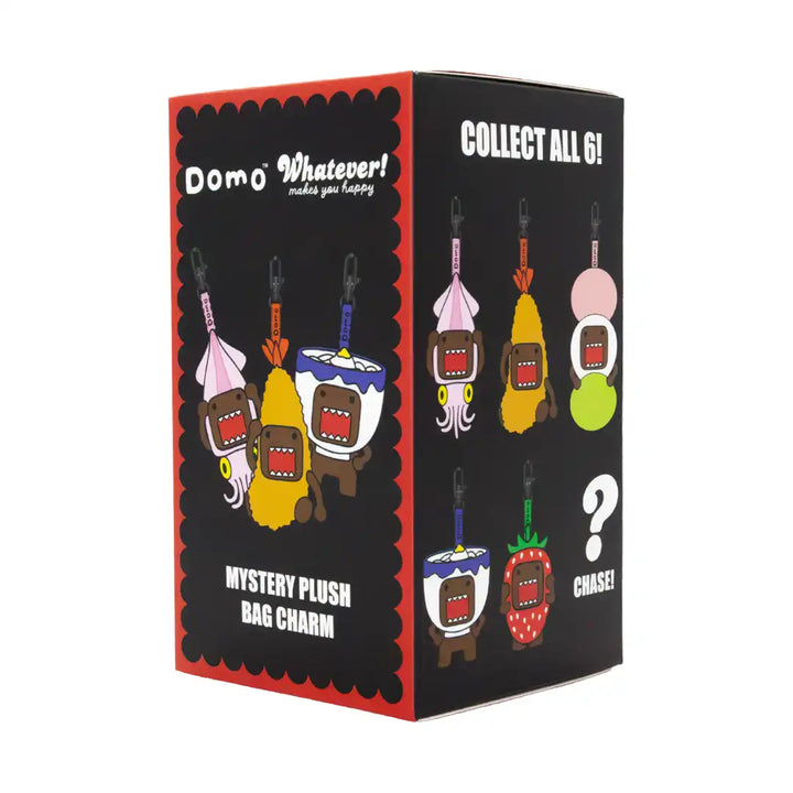 Whatever Makes You Happy Domo Mystery Box Silicone Face Plush Bag Charms