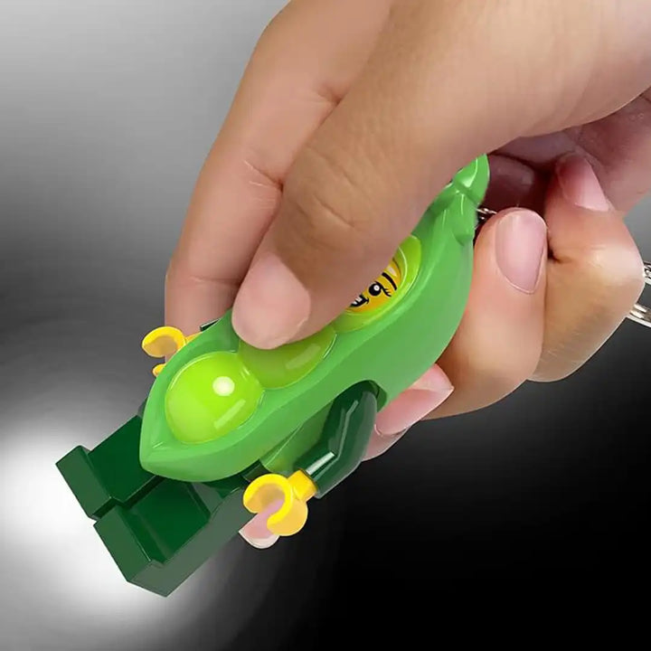 LEGO Minifigures Keychain Light Peapod Costume Girl