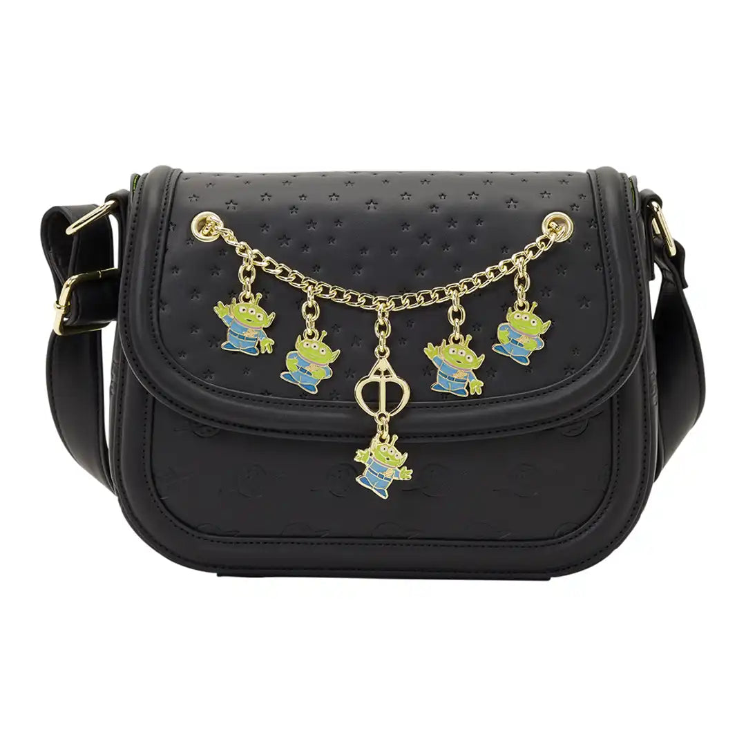 Loungefly Disney Pixar Toy Story 5 Aliens Charm Crossbody Bag