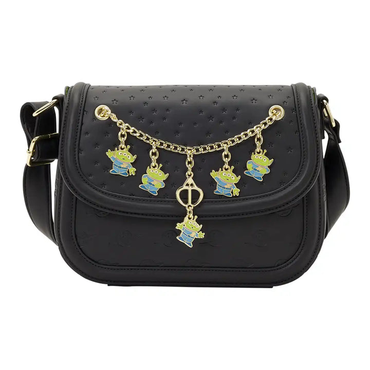 Loungefly Disney Pixar Toy Story 5 Aliens Charm Crossbody Bag