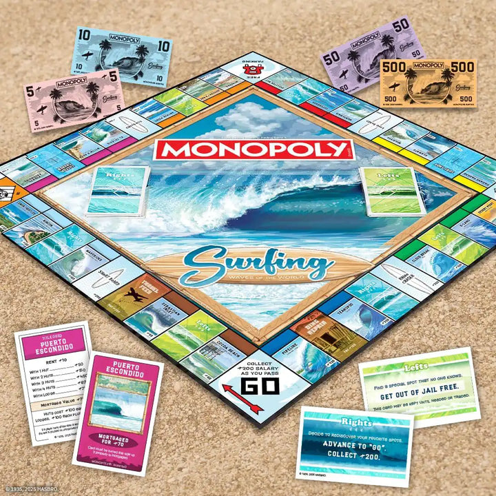 Hasbro Monopoly: Surfing Waves of the World