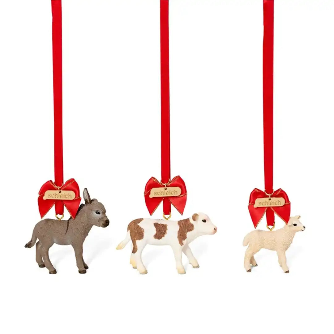 Schleich Festive Farm Friends Christmas Ornament