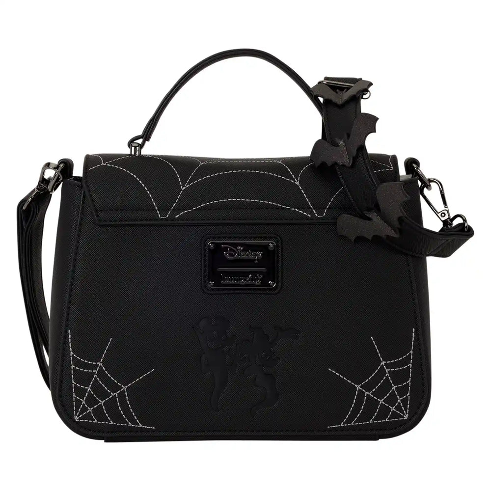 Loungefly Disney Mickey & Minnie Spiderweb and Bats Crossbody Bag