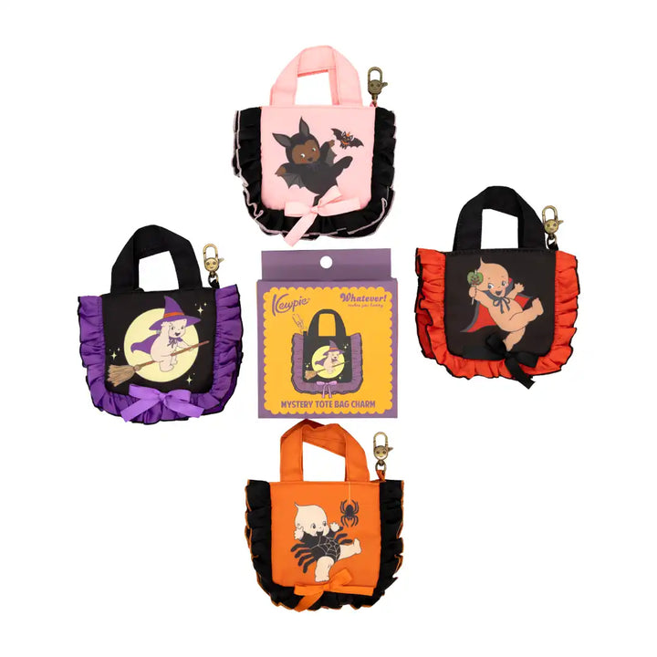 Whatever Makes You Happy Kewpie Dark Carnival Mystery Box Mini Ruffle Tote Bag Charms