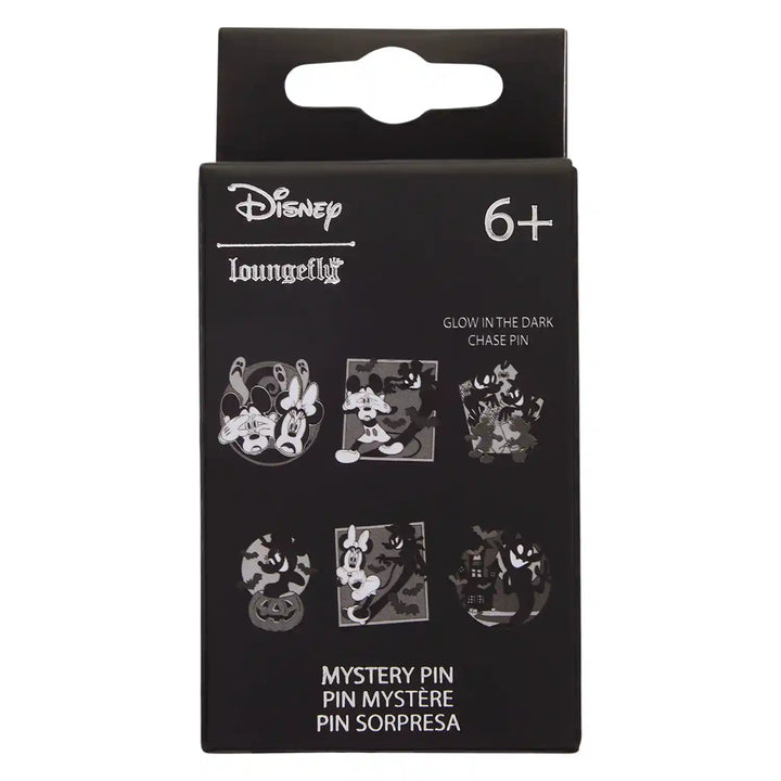 Loungefly Disney Mickey &amp; Minnie Ghost Mystery Box Pin