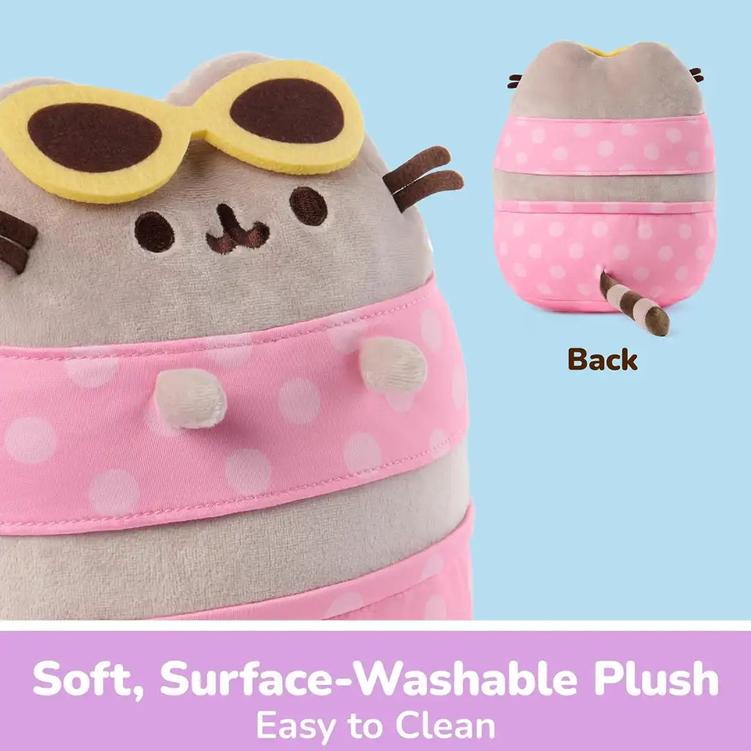 GUND Pusheen Pool Party 9.5-Inch Plush Toy