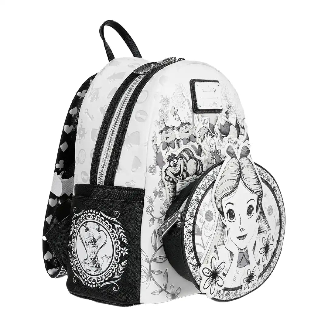 Loungefly Disney Alice in Wonderland Sketch Mini Backpack - Entertainment Earth EX