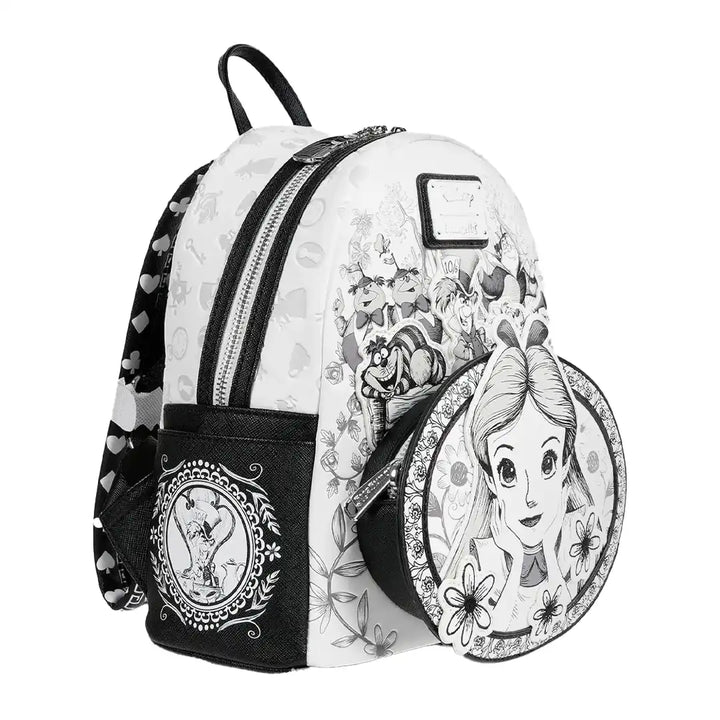 Loungefly Disney Alice in Wonderland Sketch Mini Backpack - Entertainment Earth EX