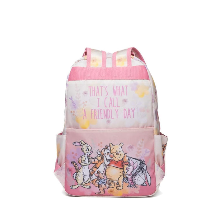 Wondapop Disney Winnie the Pooh Backpack,15.5 Inch Backpack with Padded Shoulder Straps, 14 Inch Laptop &amp; Tablet Compartment, Hidden Security Pocket, Front Pocket &amp; Side Pockets