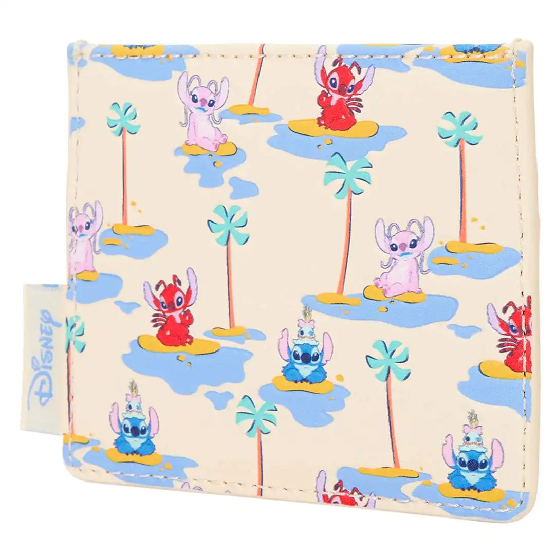 Loungefly Disney Lilo &amp; Stitch Stitch, Angel, &amp; Leroy Card Holder