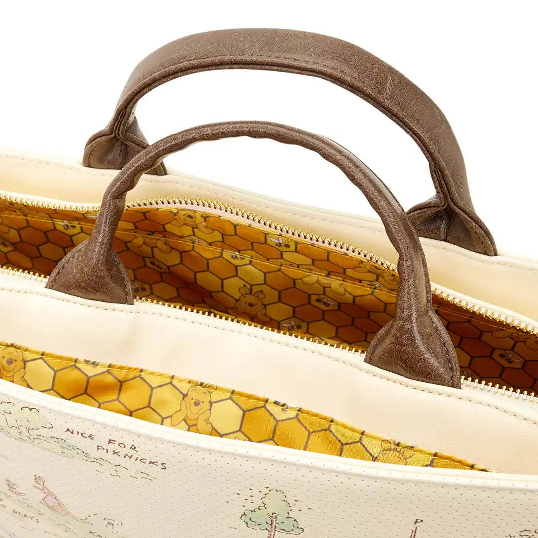 Loungefly Disney Winnie The Pooh Hundred Acre Wood Tote Bag