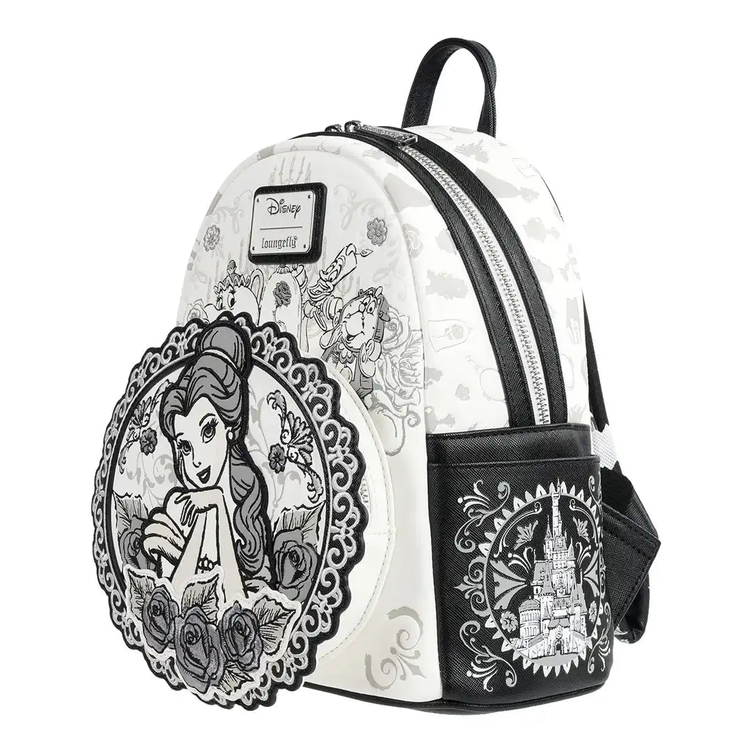 Loungefly Disney Beauty And The Beast Belle Sketch Mini Backpack - Entertainment Earth EX