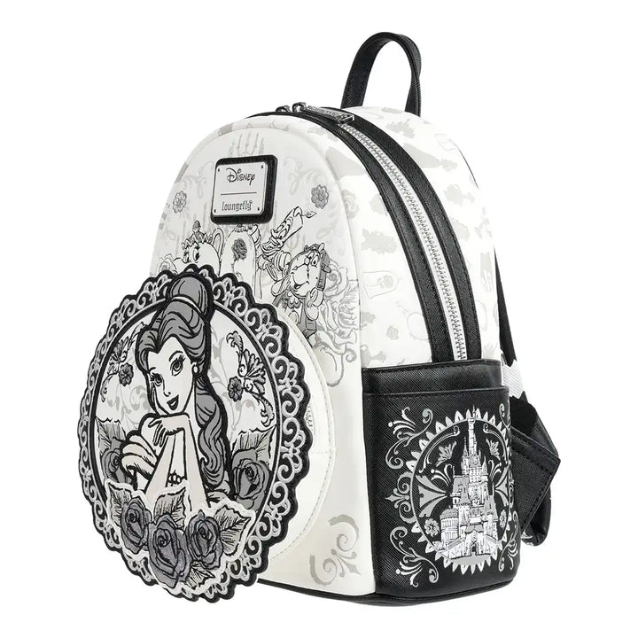 Loungefly Disney Beauty And The Beast Belle Sketch Mini Backpack - Entertainment Earth EX