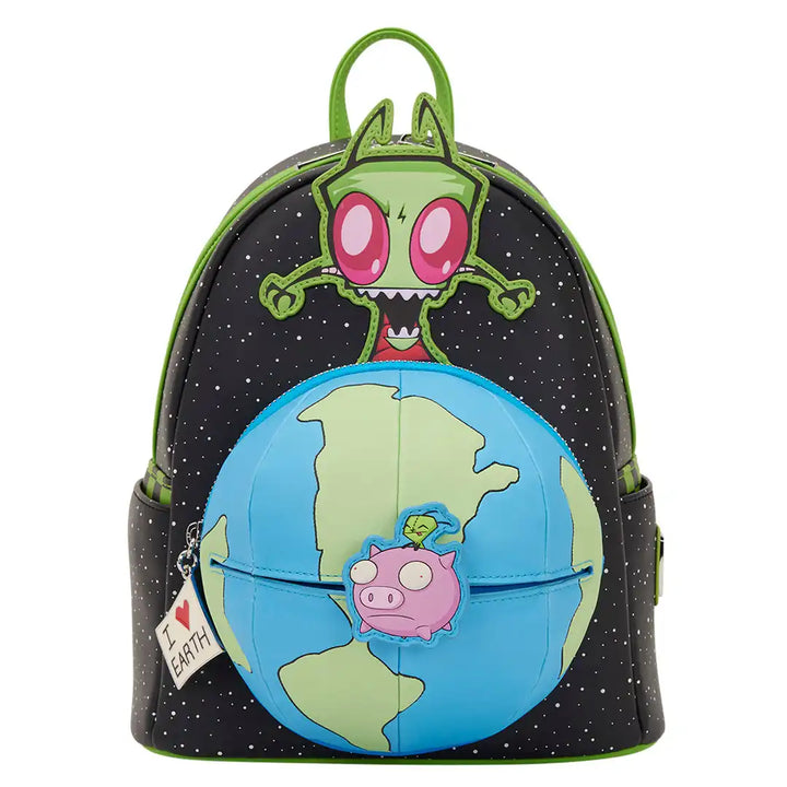 Loungefly Nickelodeon Invader Zim Glow Mini Backpack