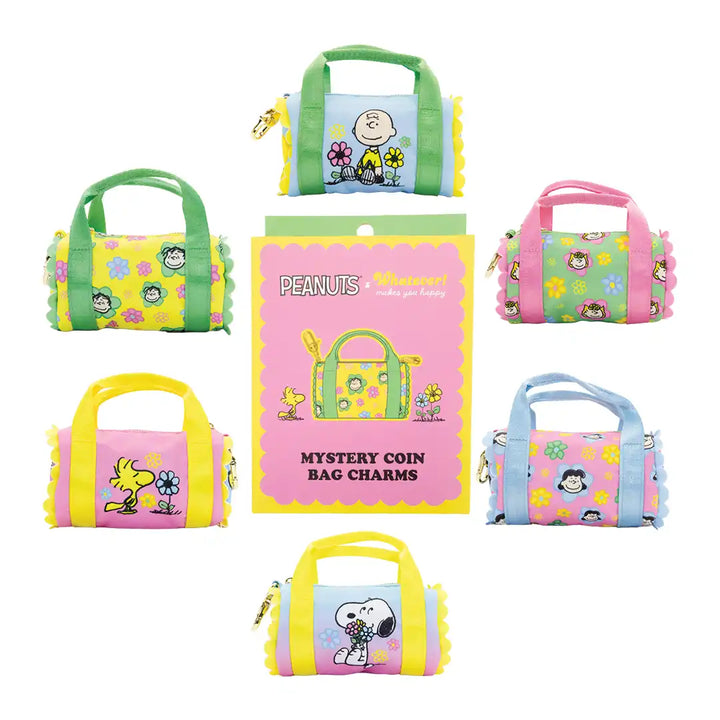 Whatever Makes You Happy Peanuts Sherbert Spring Mini Duffle Bag Charms