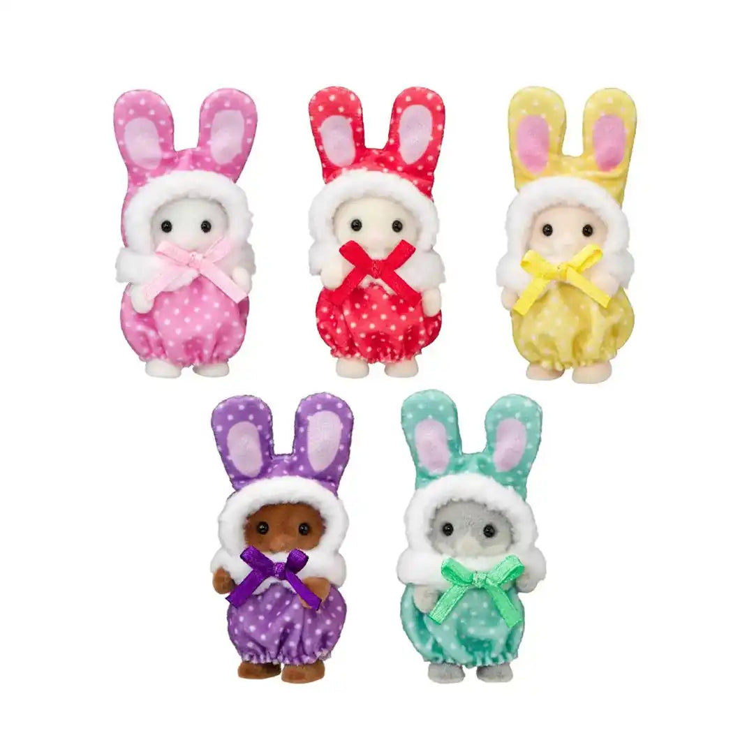 Calico Critters Cutie Collectibles Colorful Bunny Costume Babies Blind Box