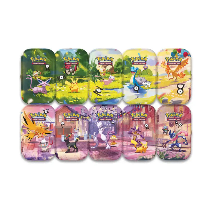 Pokémon TCG: 30th Celebration Mini Tin 10-Count Display Box