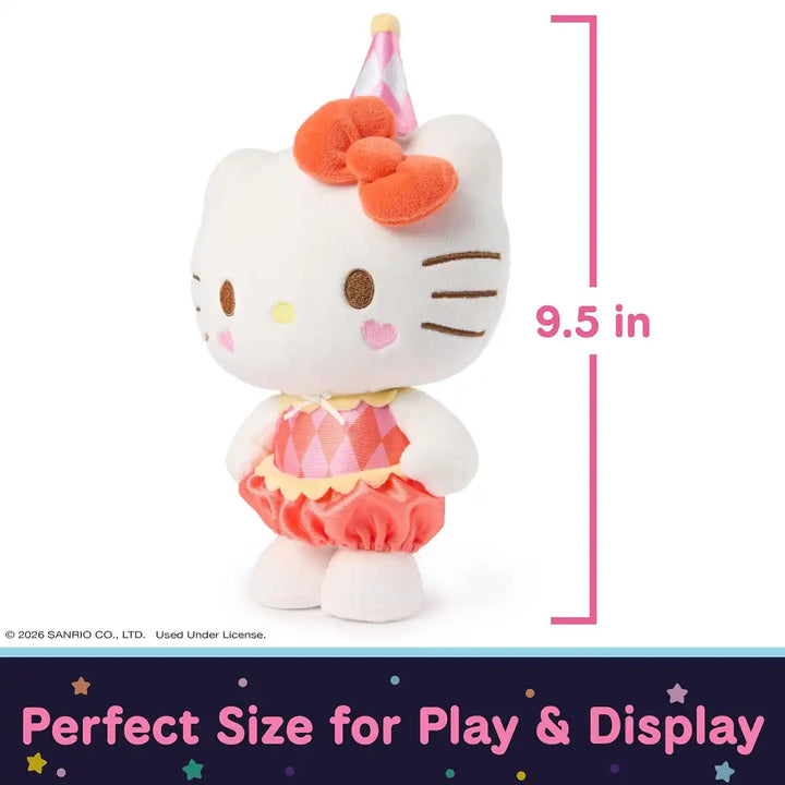 GUND Sanrio Hello Kitty Acrobat 9.5-Inch Circus Plush Toy