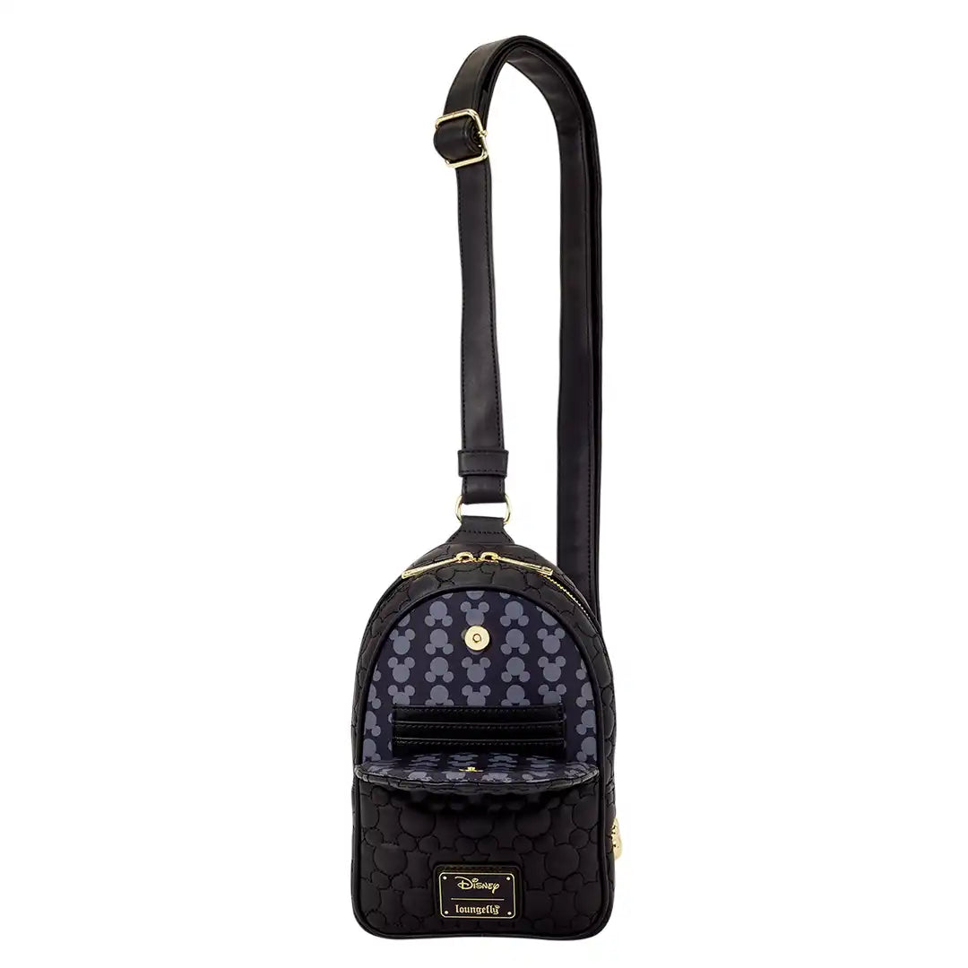 Loungefly Disney Mickey Mouse Silhouette Sling Crossbody Bag