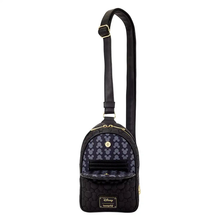 Loungefly Disney Mickey Mouse Silhouette Sling Crossbody Bag