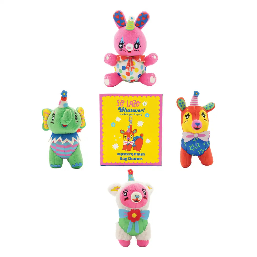 Whatever Makes You Happy So Lazo Mystery Box Animal Plush Bag Charms