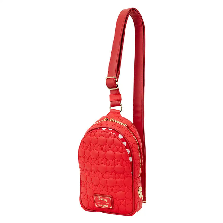 Loungefly Disney Minnie Mouse Silhouette Sling Crossbody Bag