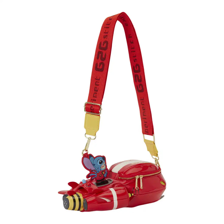 Loungefly Disney Lilo &amp; Stitch Spaceship Figural Crossbody Bag