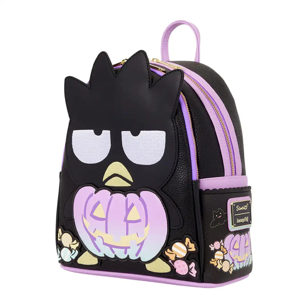 Loungefly Sanrio Badtz-Maru Pumpkin Cosplay Light-Up Mini Backpack