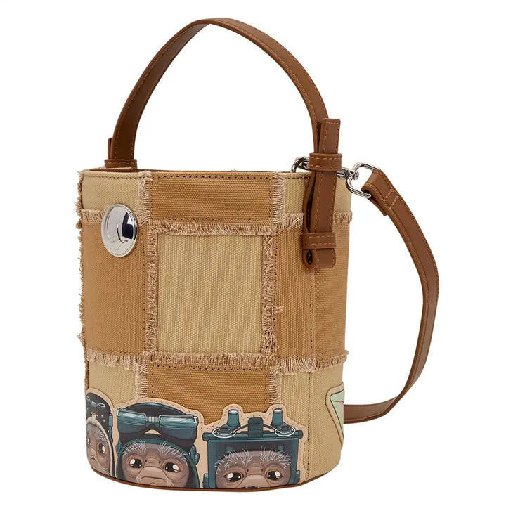 Loungefly Star Wars The Mandalorian Grogu &amp; Anzellan Crossbody Bag