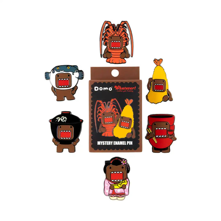 Whatever Makes You Happy Domo Snacks Mystery Box Enamel Pins