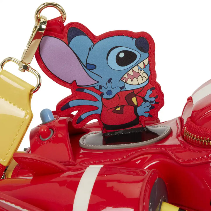 Loungefly Disney Lilo &amp; Stitch Spaceship Figural Crossbody Bag