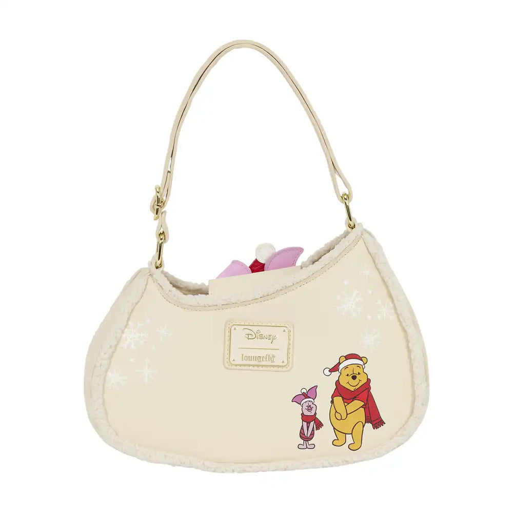 Loungefly Disney Winnie the Pooh & Piglet Holiday Crossbody Bag