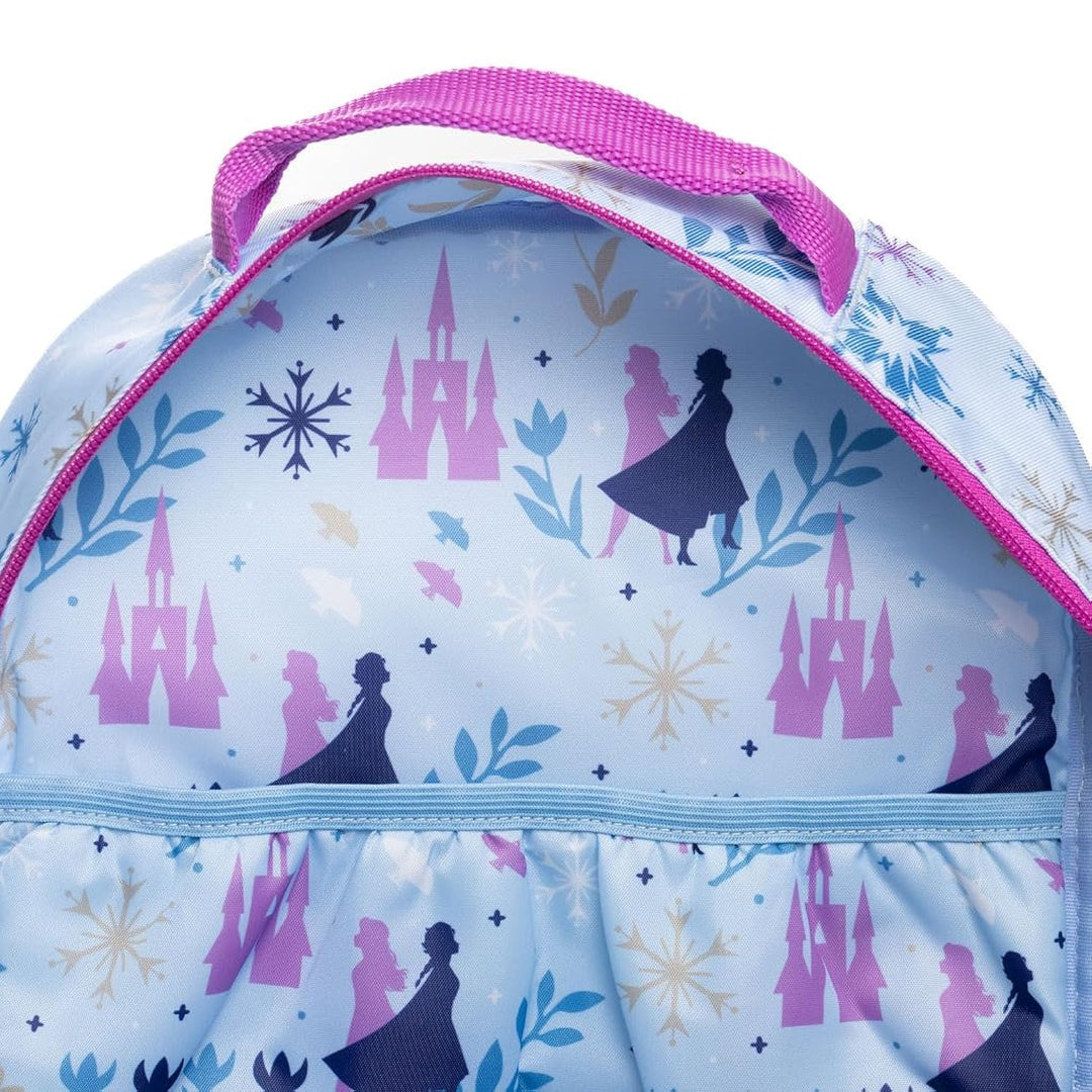 Wondapop Disney Frozen 15.5” Nylon Backpack, Own Your Destiny, Kids School Bag with Laptop Sleeve &amp; Pockets