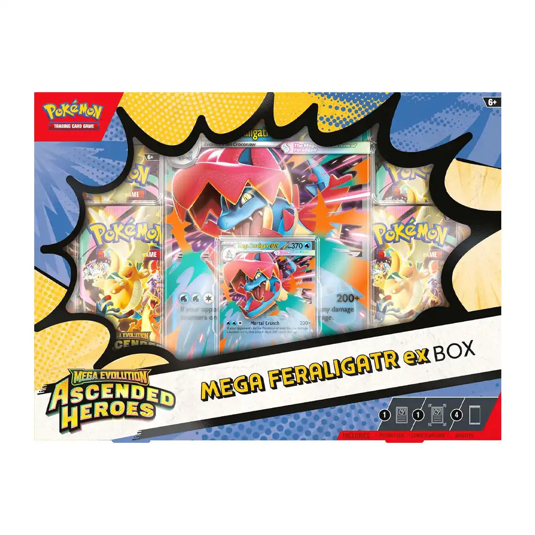 Pokémon TCG: Mega Evolution—Ascended Heroes Mega Meganium/Emboar/Feraligatr ex Box